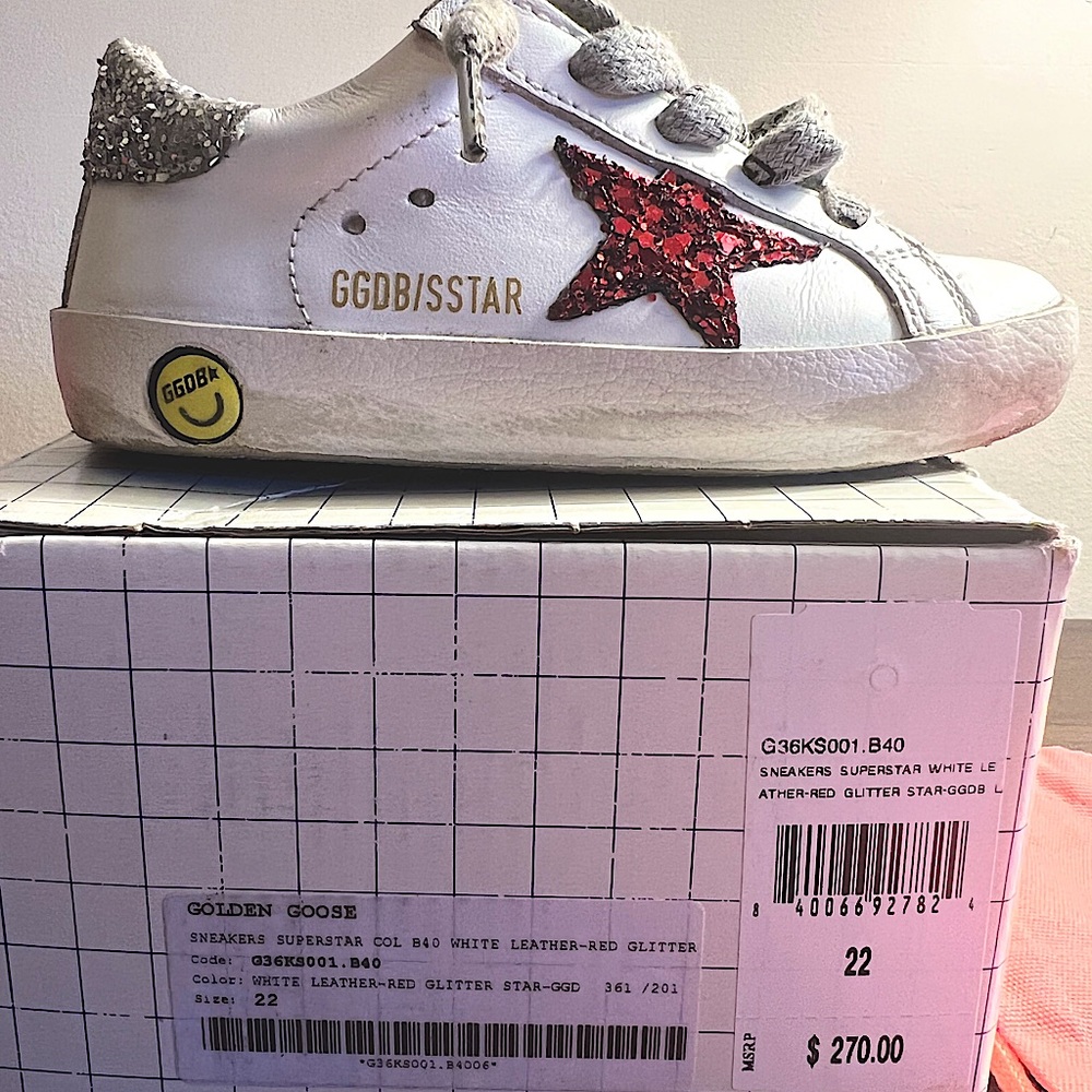 Golden Goose toddler sneaker European sz 22 US sz 6